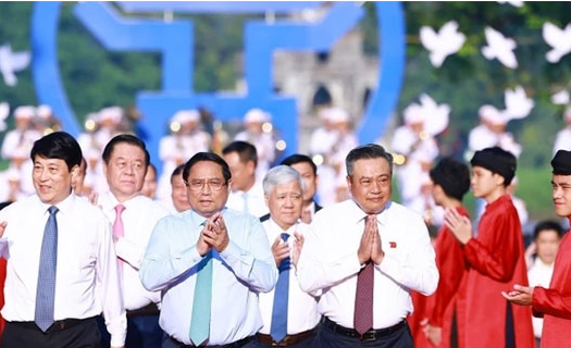 Hùng tráng “Ngày hội Văn hóa vì hòa bình” chào mừng kỷ niệm 70 năm Ngày Giải phóng Thủ đô